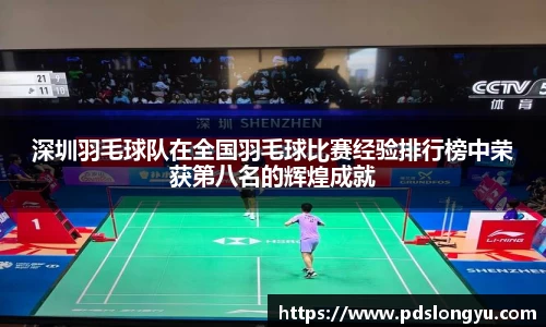 深圳羽毛球队在全国羽毛球比赛经验排行榜中荣获第八名的辉煌成就